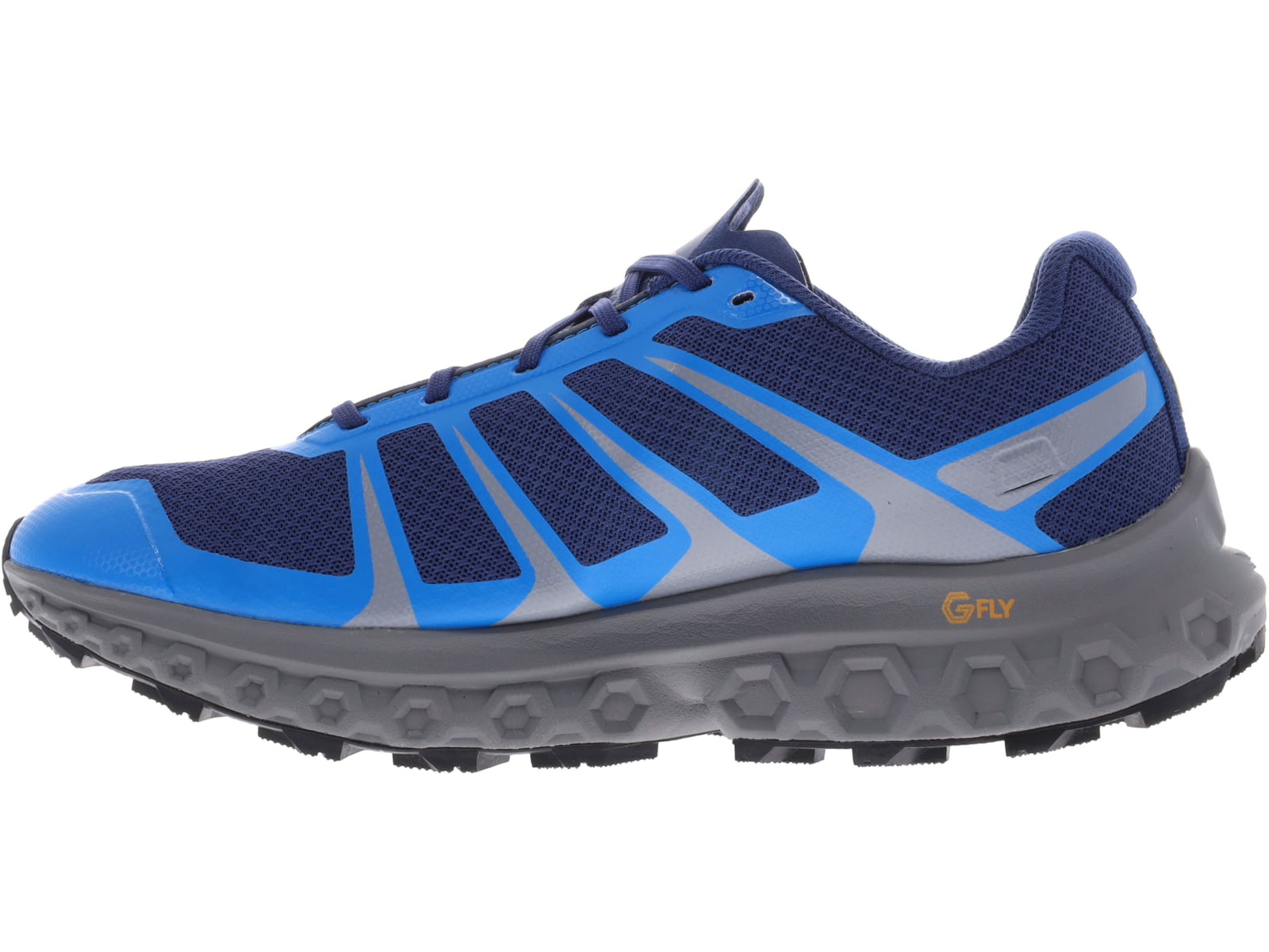 Inov-8 TrailFly Ultra G 300 Max Shoes - Men's Blue/Grey/Nectar 9