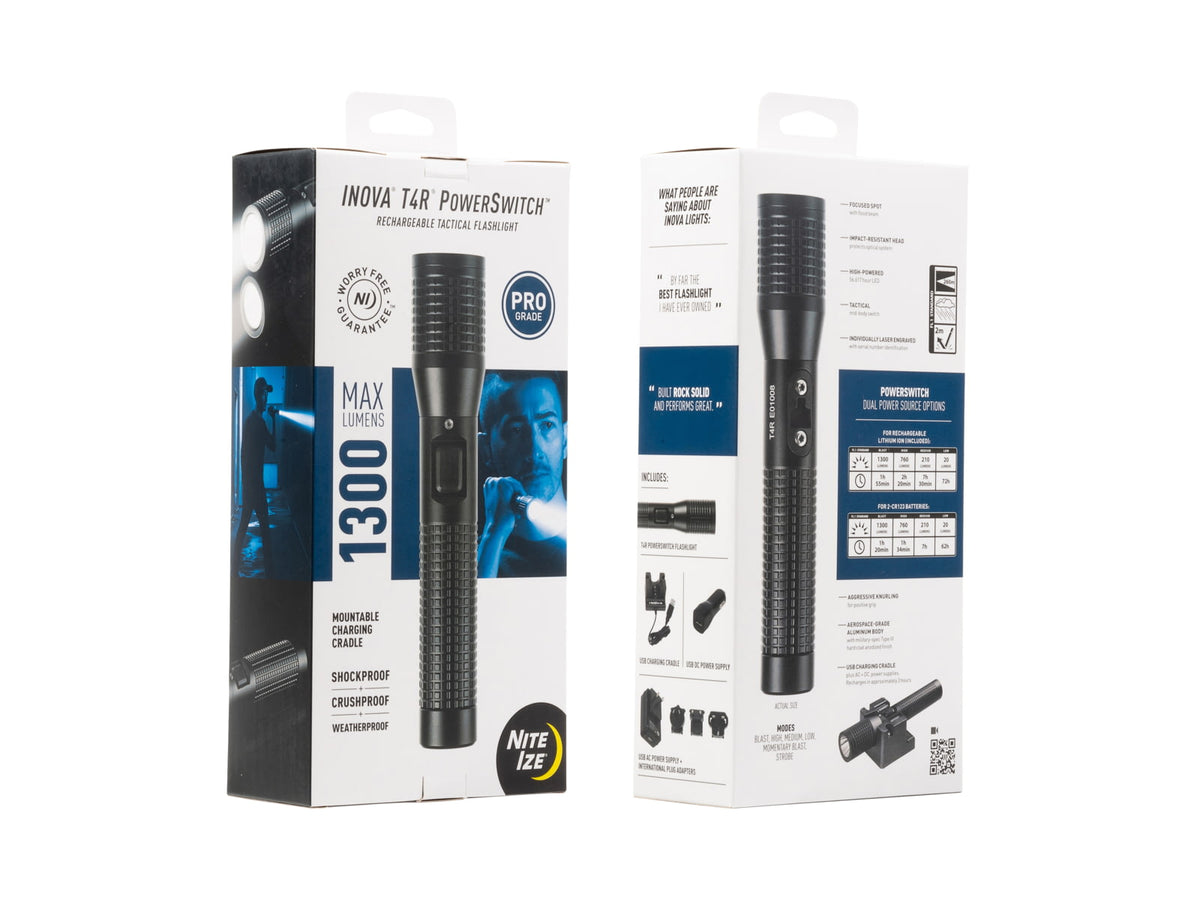 INova T4R Tactical/Police LED Light T4RE-01-R8
