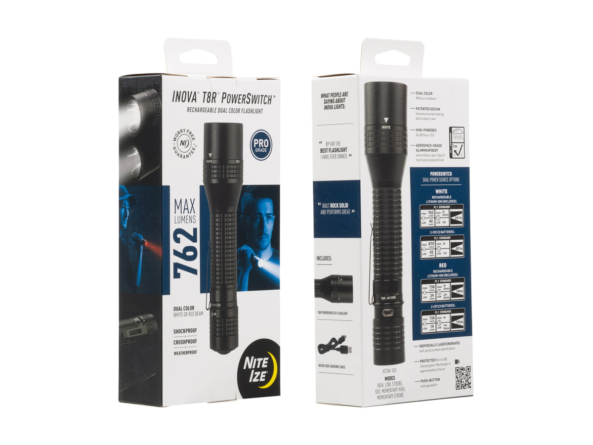 INova T8R Powerswitch Flashlight T8RA-01-R8