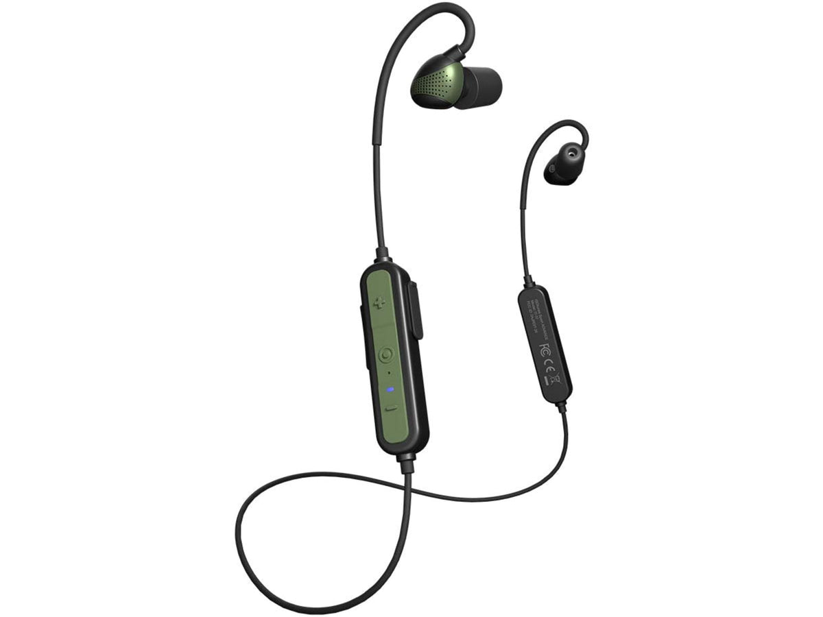 ISOtunes Sport Advance BT 2.0 Protective Ear Plugs 26 dB 1 Pair OD Green Universal