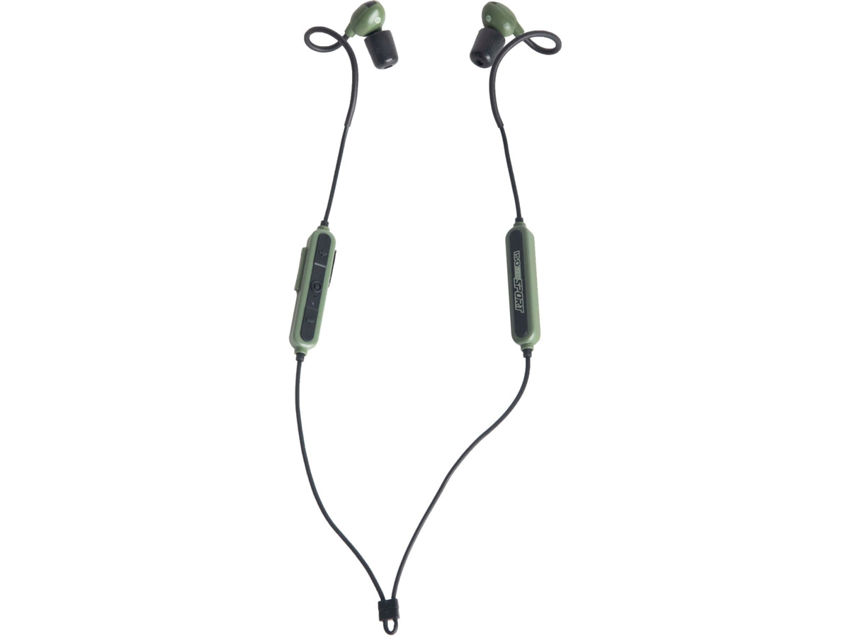 ISOtunes Sport ADVANCE BT Tactical Earbuds with Bluetooth 26 NRR OD Green IT-36