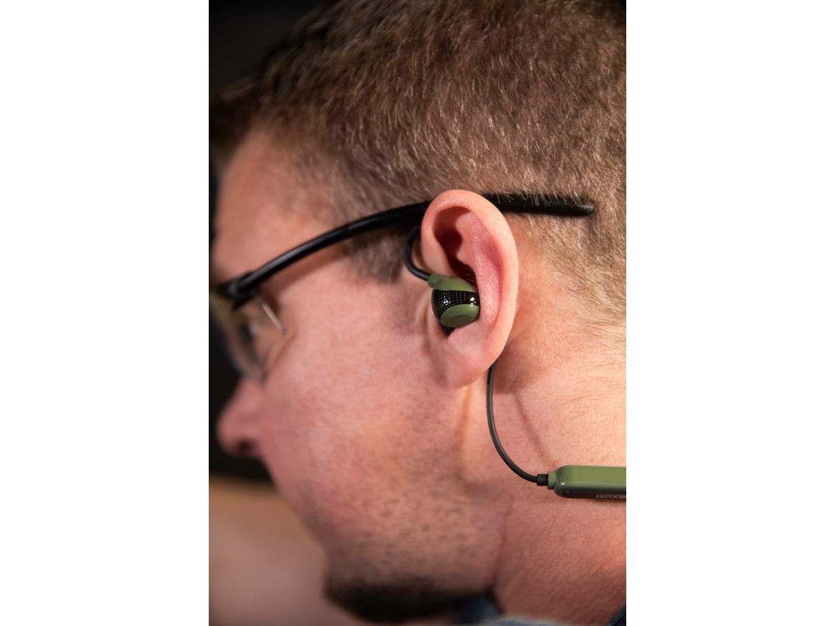 ISOtunes Sport ADVANCE BT Tactical Earbuds with Bluetooth 26 NRR OD Green IT-36