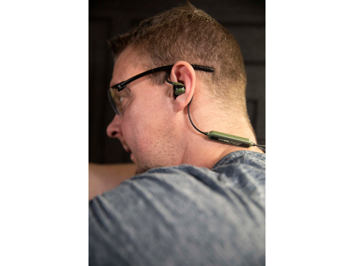 ISOtunes Sport ADVANCE BT Tactical Earbuds with Bluetooth 26 NRR OD Green IT-36