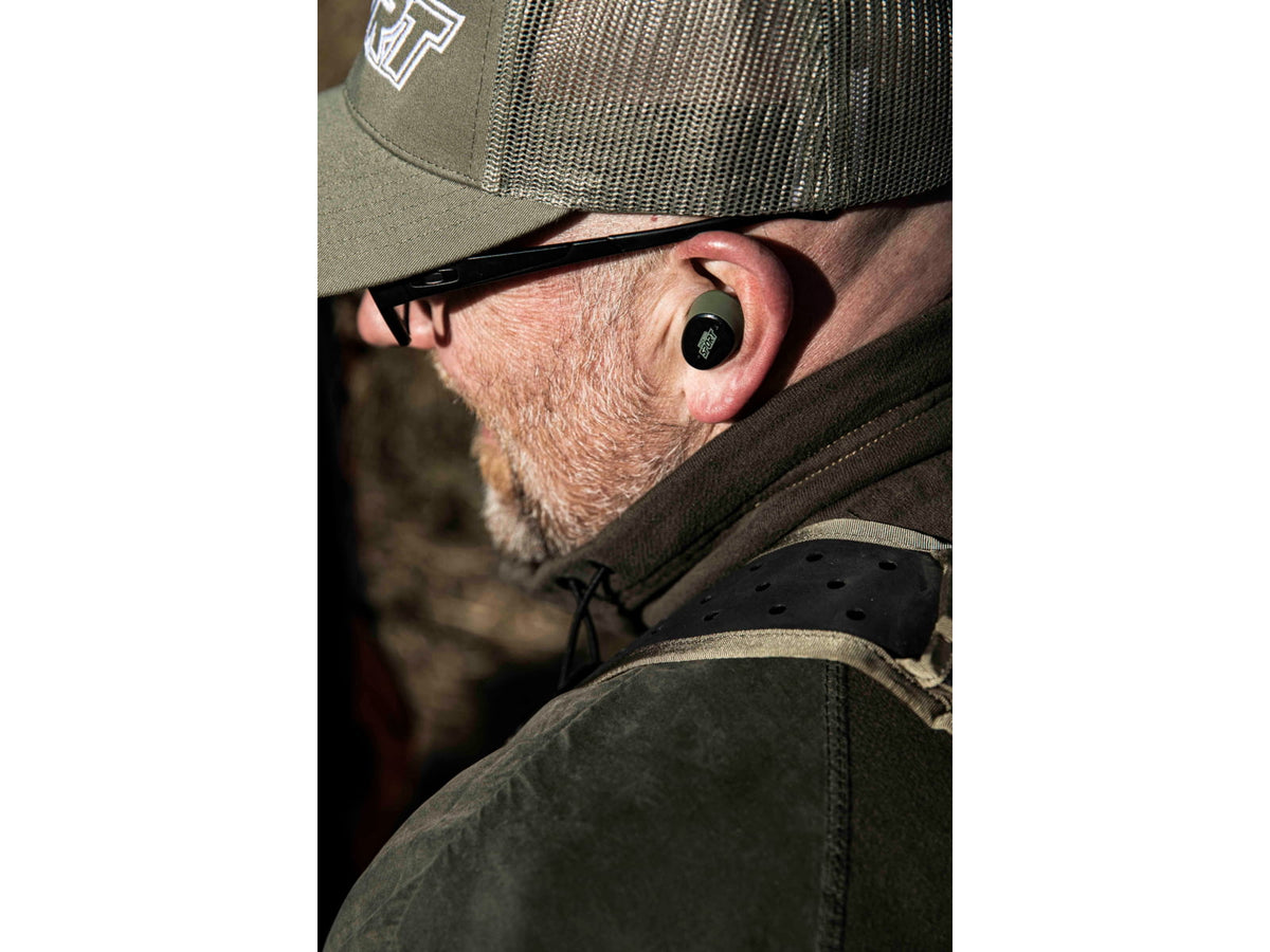 ISOtunes Sport CALIBER BT Tactical Earbuds with True Wireless Bluetooth 25 NRR OD Green IT-17