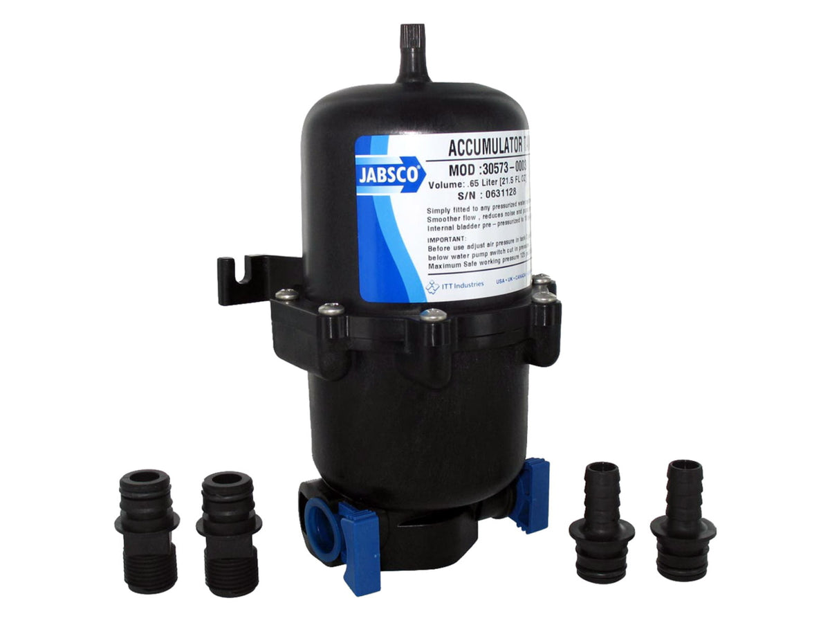 Jabsco Mini Accumulator Tank w/Internal Bladder .65L 30573-0003