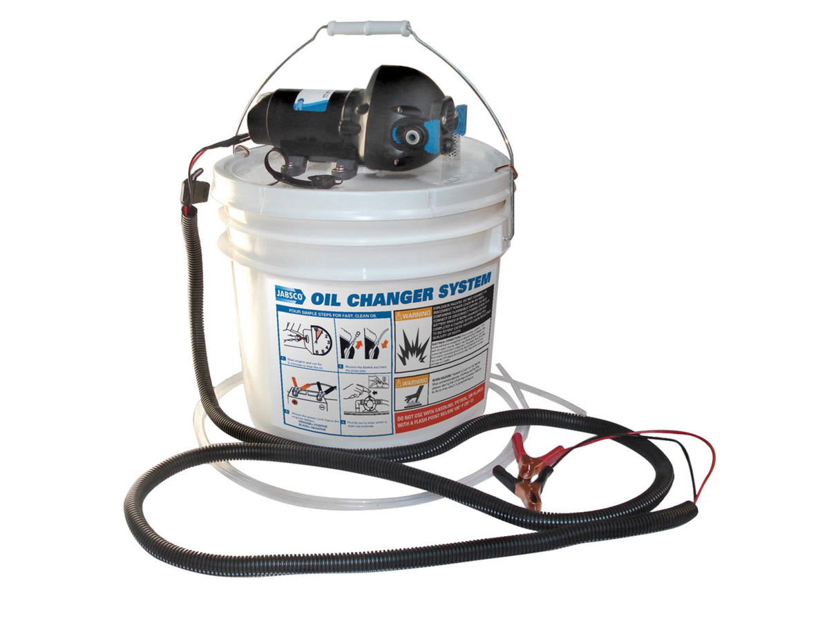 Jabsco Oil Change System w/Pump & 3.5 Gallon Bucket DIY 17850-1012