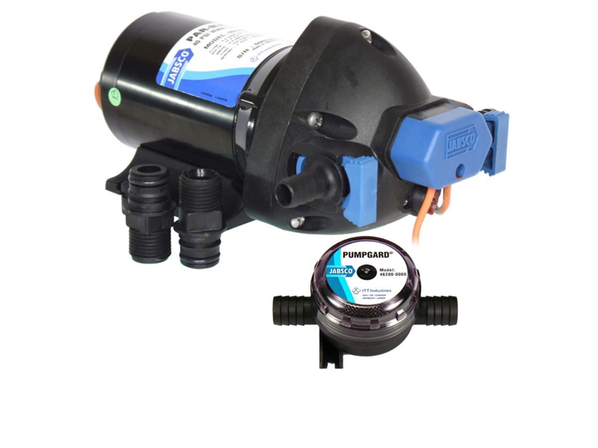 Jabsco Par-Max Shower Drain/General Purpose Pump - 3.5GPM-25psi-12VDC - w/Strainer 32601-0092