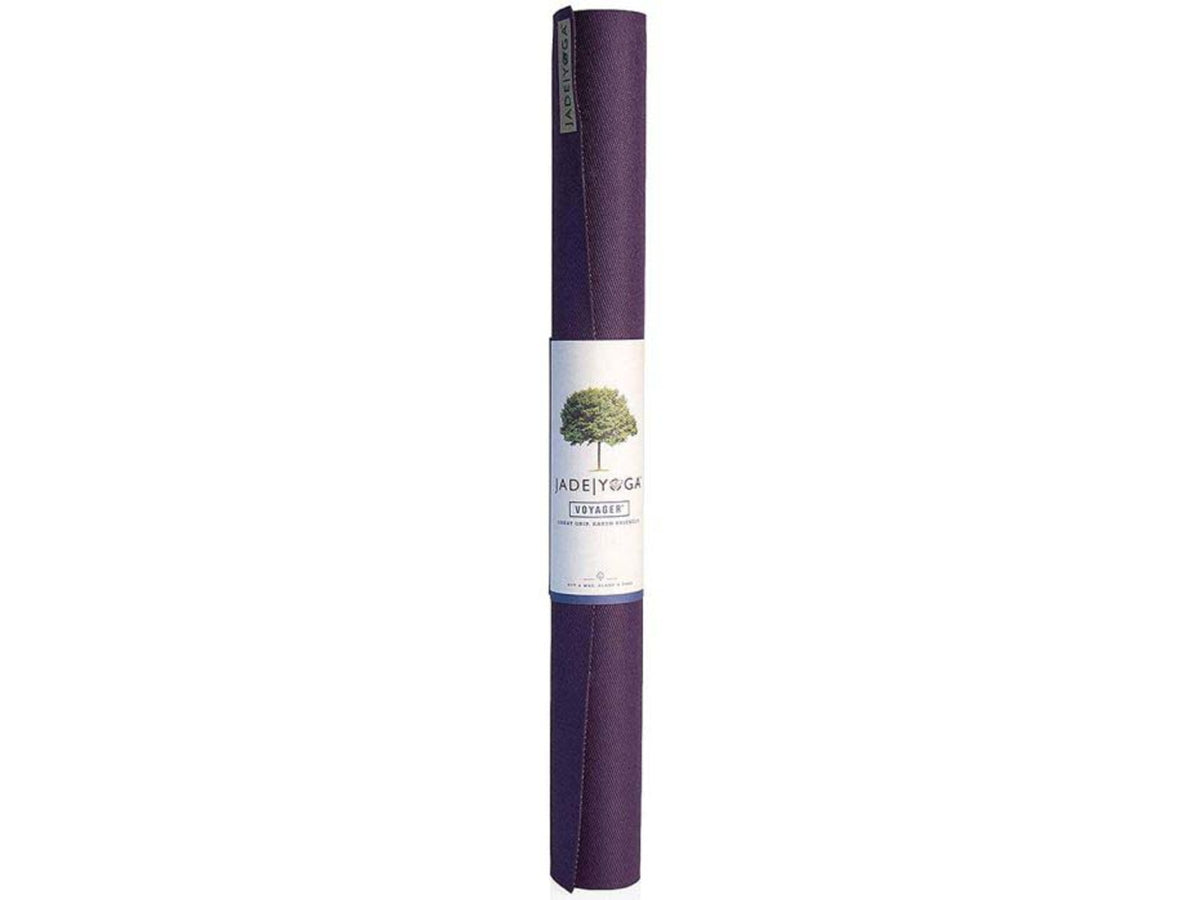 Jade Yoga Voyager Yoga Mat 24x68in Purple 668P