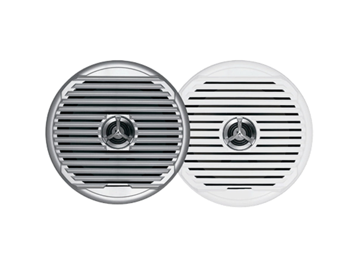 Jensen 6.5in Coaxial Speakers Silver/ 75W White MSX65R