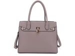 Jessie & James Evelyn Concealed Carry Satchel Handbag Taupe SMC1309LK TP