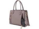 Jessie & James Evelyn Concealed Carry Satchel Handbag Taupe SMC1309LK TP