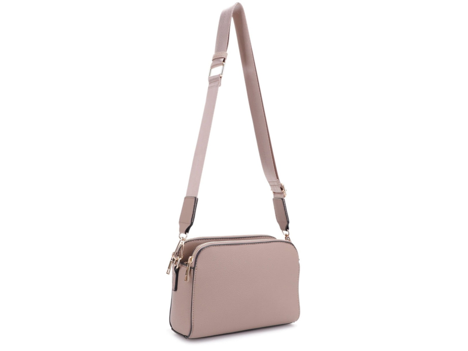 Jessie & James Suzie Compact Concealed Carry Crossbody Bag Taupe SMC95832AZ TP