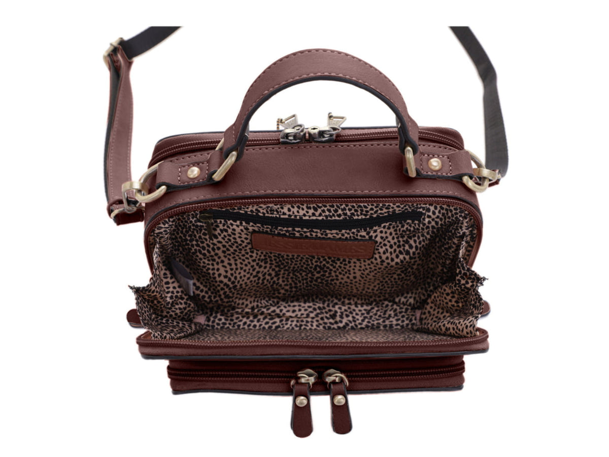 Jessie & James Pandora Compact Concealed Carry Crossbody Satchel Purse