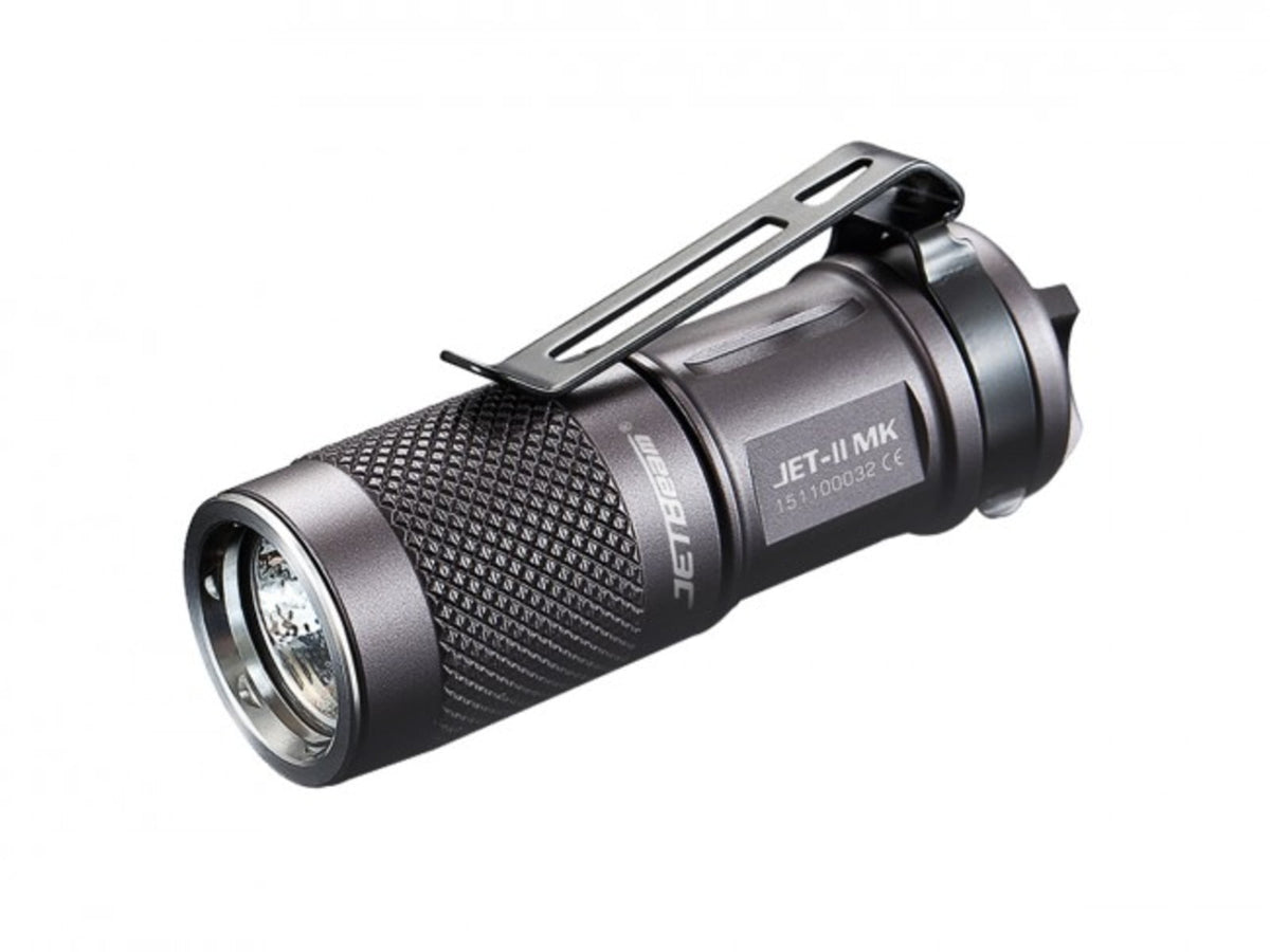 JETBeam JET-II MK LED Flashlight - 510 Lumens Gray JETBEAM-JET-II-MK