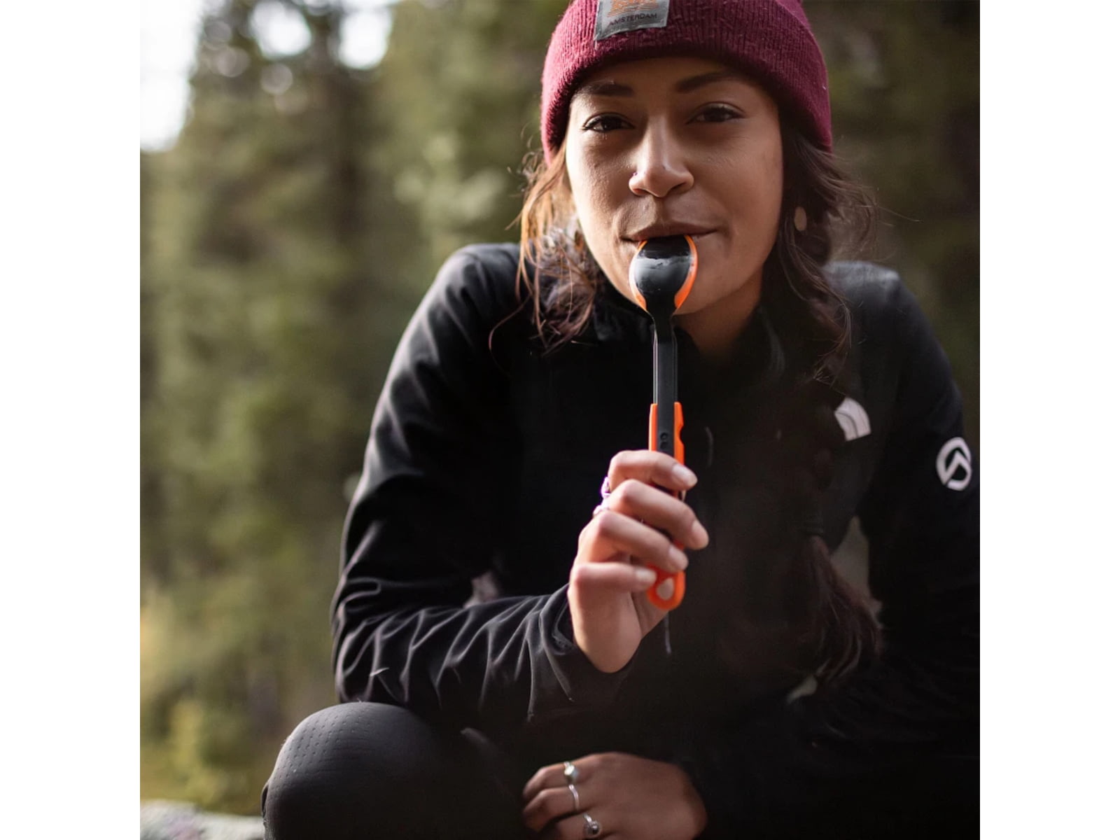 Jetboil Trailspoon Camping Utensils Silicone Orange/Black TRLSPN