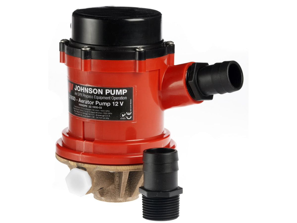 Johnson Pump Pro Series 1600GPH Tournament Livewell/Baitwell Pump - 24V 16004B-24