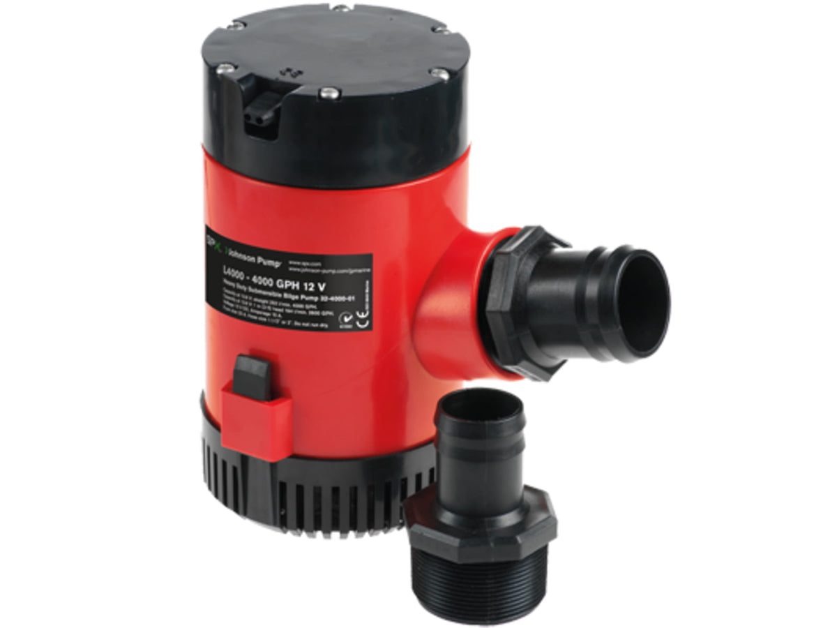Johnson Pump HD Bilge Pump 4000GPH 24V No Switch 40084