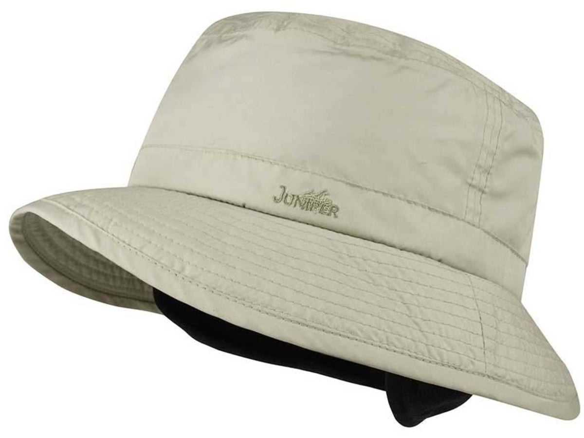 Juniper Bonfire Bucket w/ Earflaps Khaki Small/Medium J3609-KH