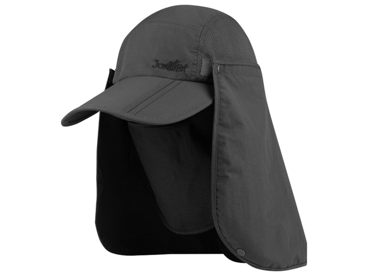 Juniper Uv Folding Bill Cap Charcoal J7236-CH
