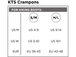 Kahtoola KTS Hiking Crampons Red Small/Medium KT01001