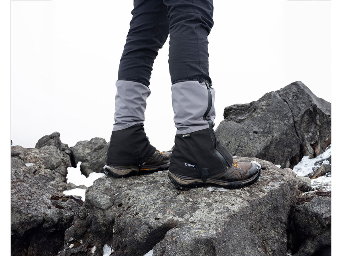 Kahtoola NAVA GTX Tall Gaiters Grey/Black Small KT08007