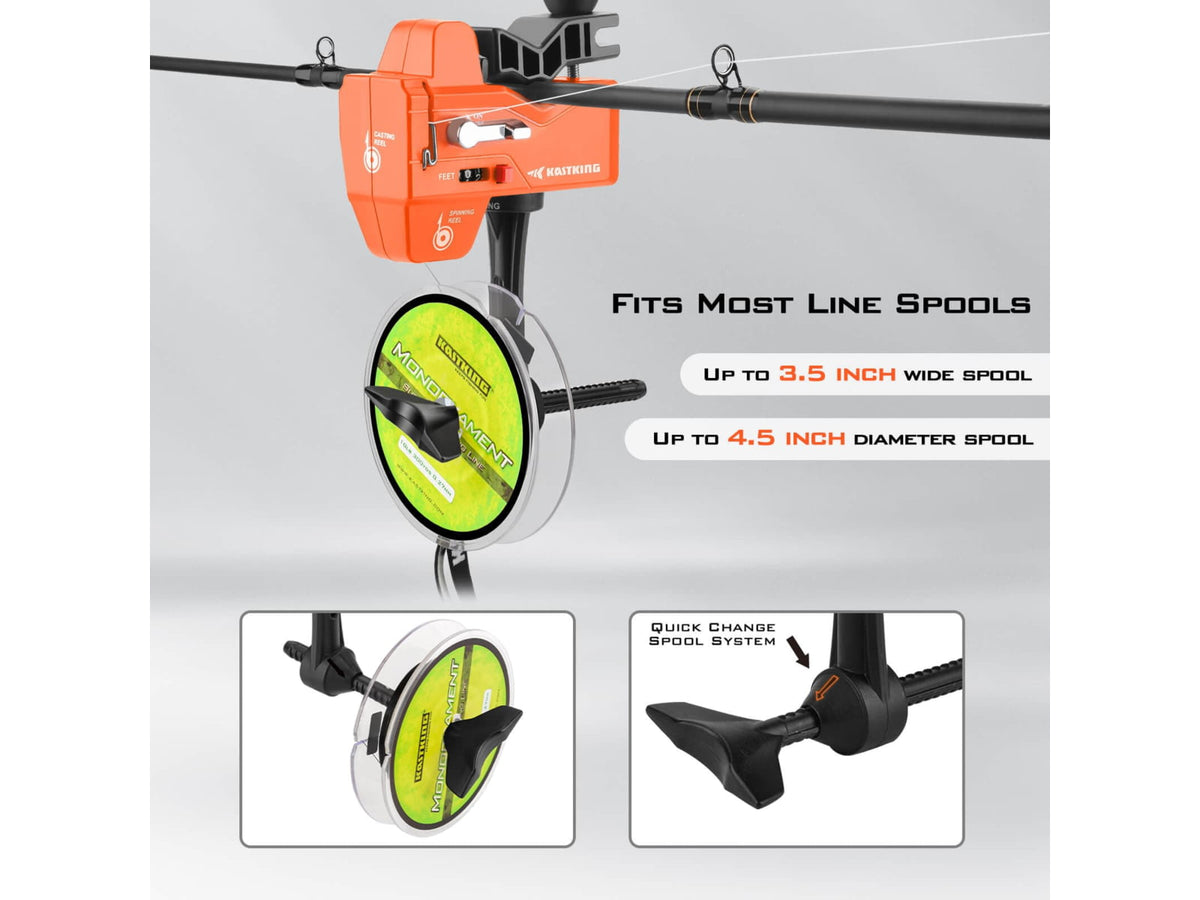 Kast King Kalibrate Line Spooler Orange/Black KKTALIMSPLKBLCOR