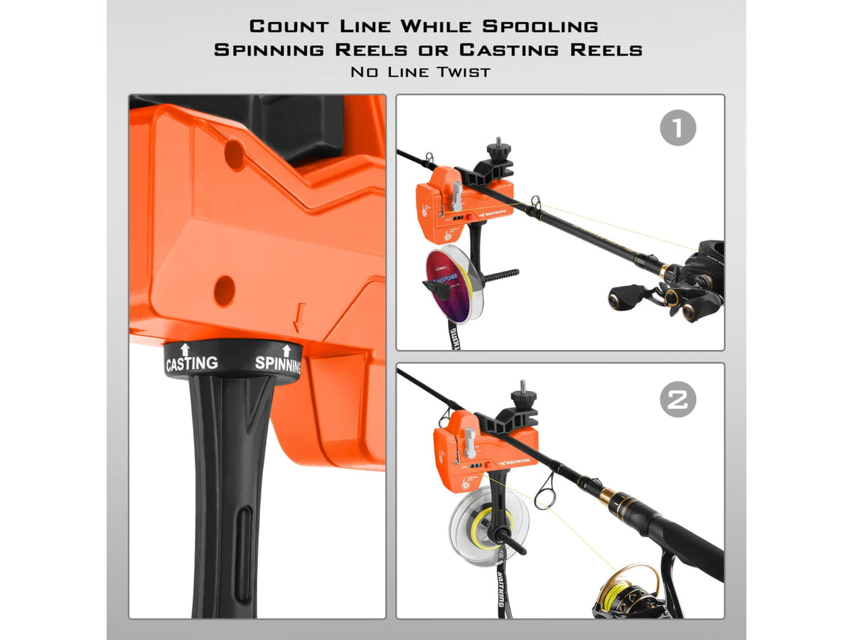 Kast King Kalibrate Line Spooler Orange/Black KKTALIMSPLKBLCOR