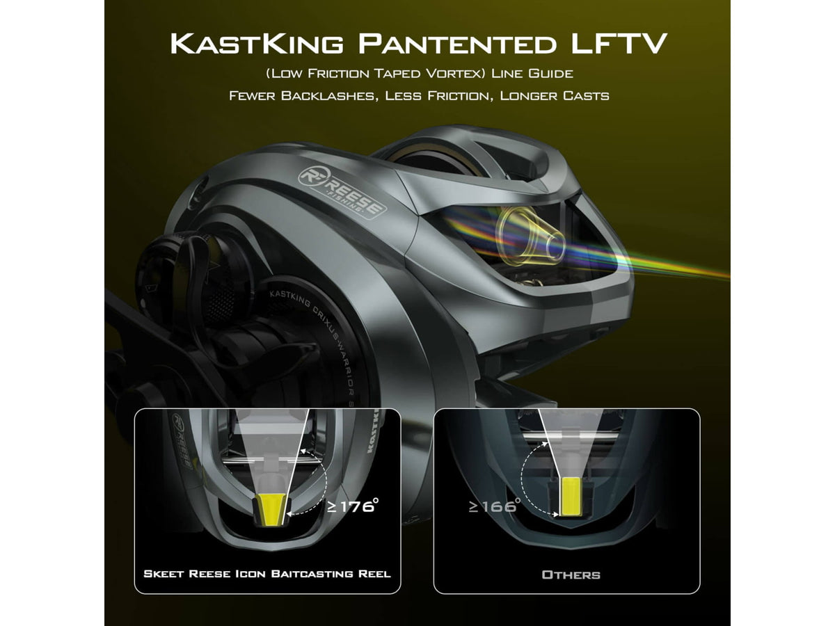 Kast King Skeet Reese Icon Baitcasting Reels Left