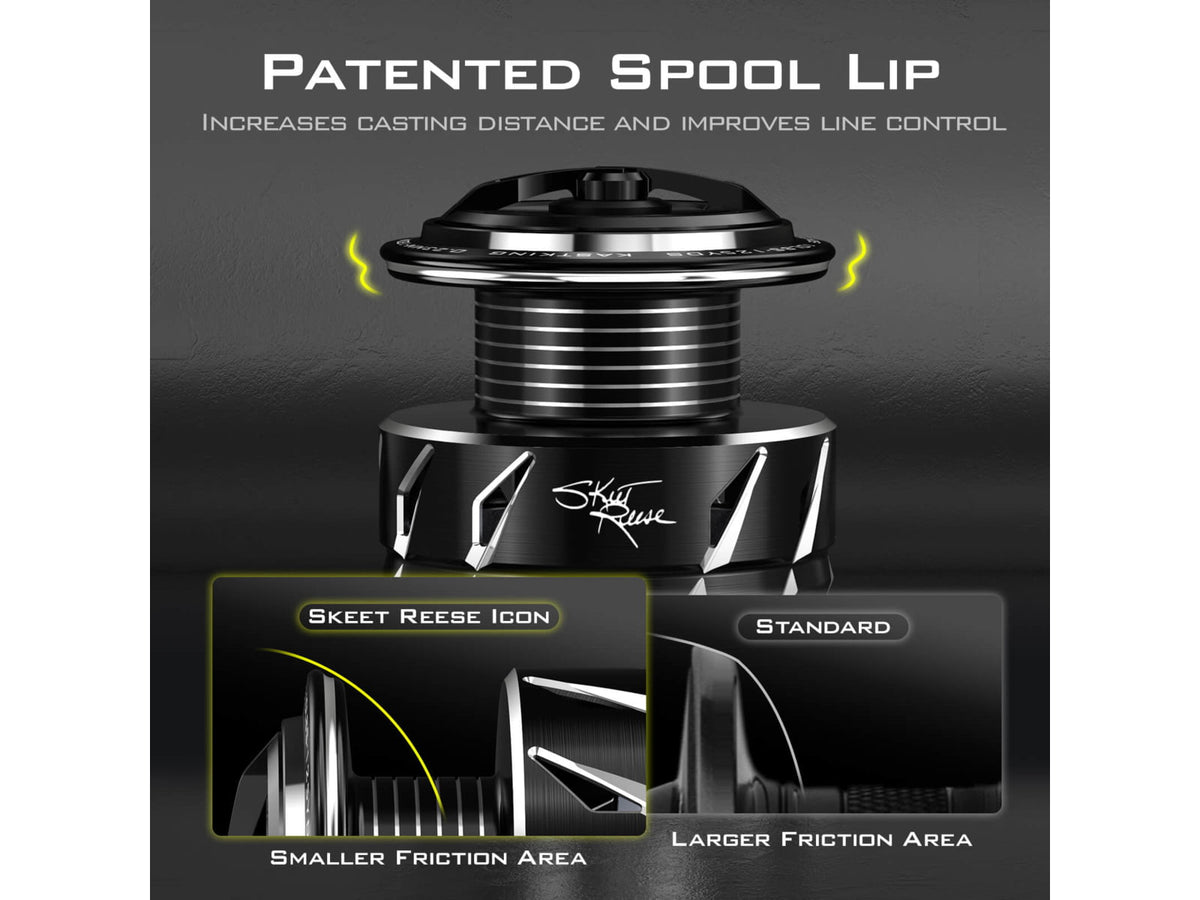Kast King Skeet Reese Icon Spinning Reel Size 2000 KKRLSPNSRS20GS