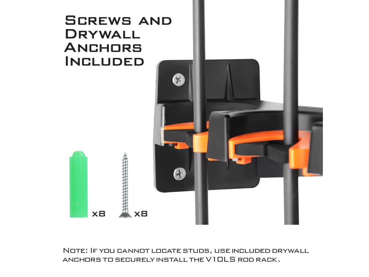 Kast King V10LS Spooling Station and Rod Rack Orange/Black KKTAROMRRV10LSOR