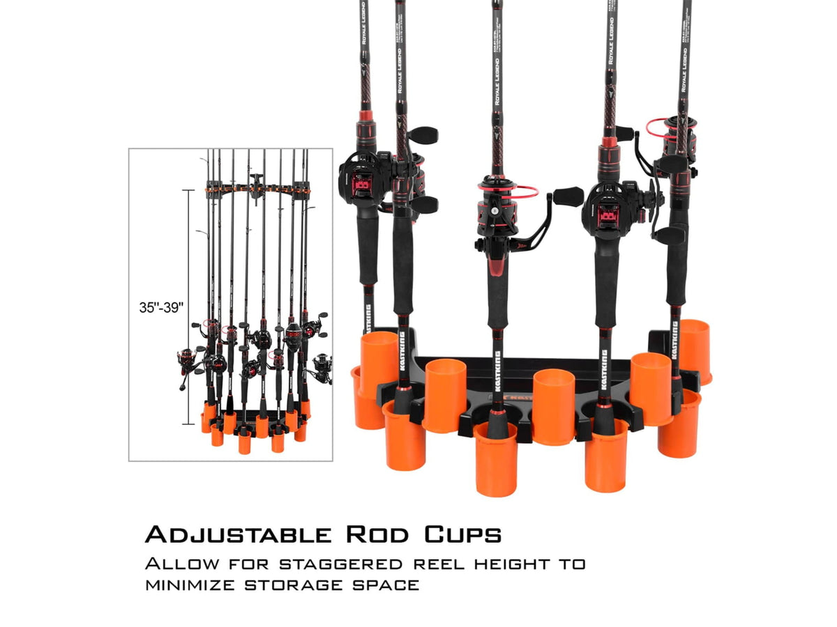Kast King V10LS Spooling Station and Rod Rack Orange/Black KKTAROMRRV10LSOR