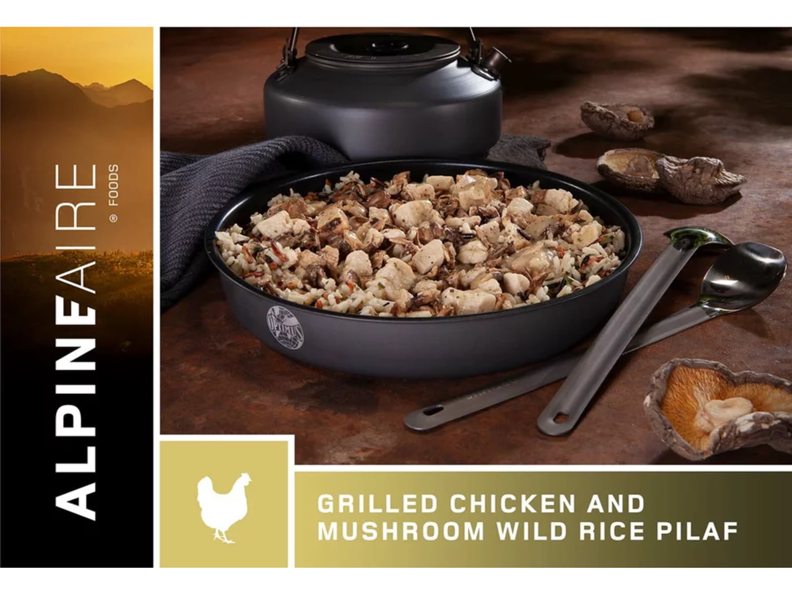 Katadyn Alpine Aire Foods Grilled Chicken and Mushroom Wild Rice Pilaf