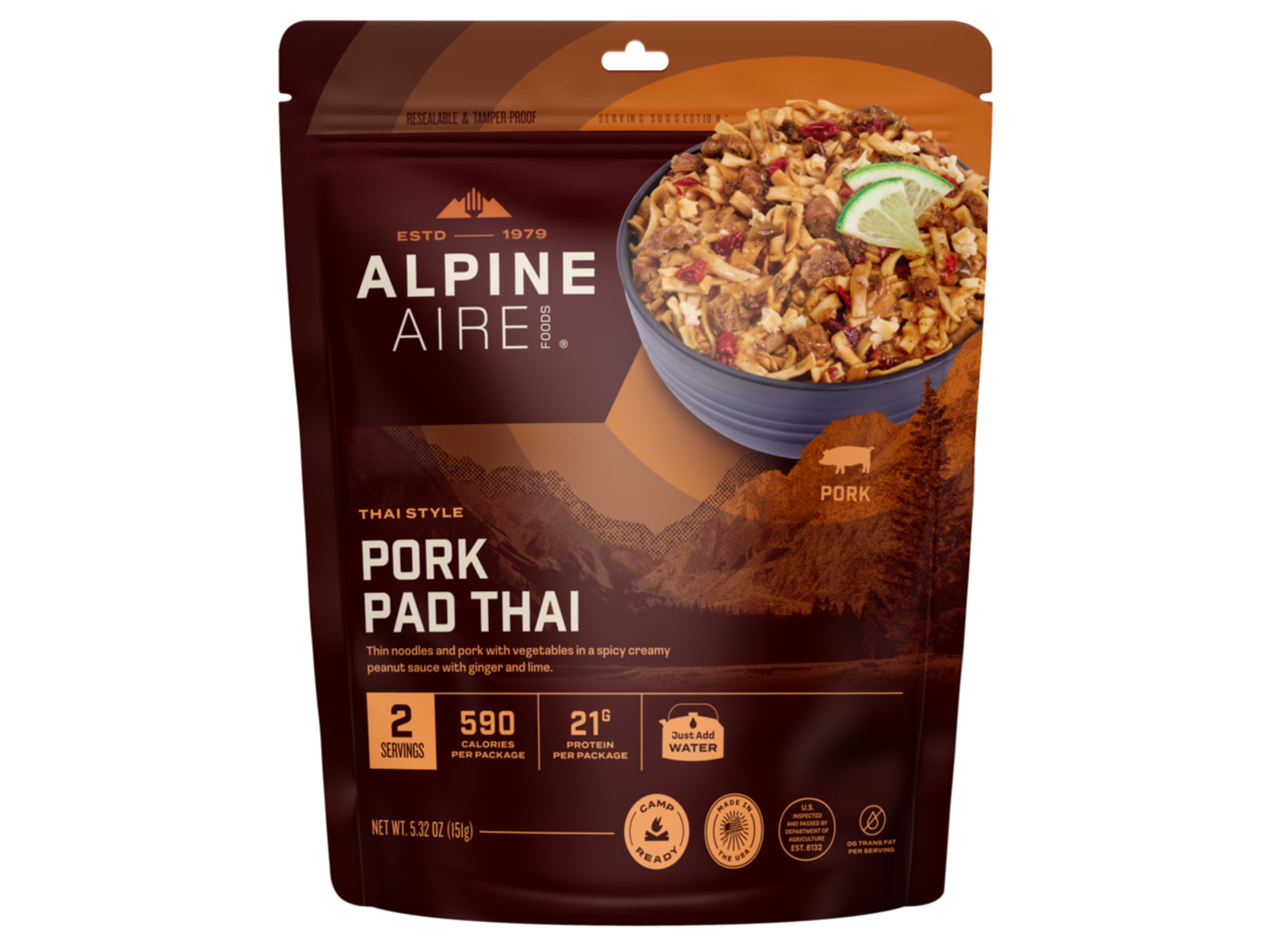 Katadyn Pork Pad Thai 2-Servings