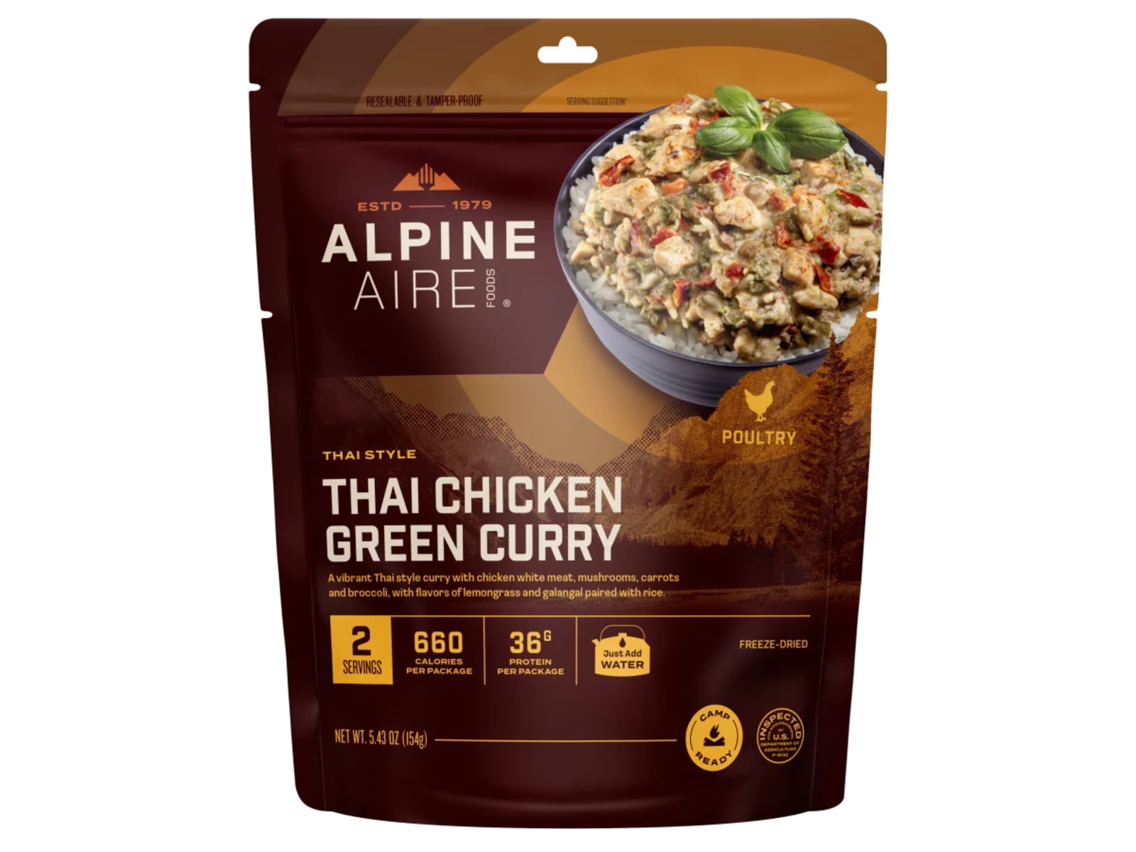 Katadyn Thai Chicken Green Curry 2-Servings