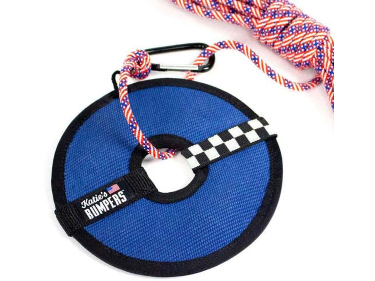 Katie's Bumpers Frequent Flyer UFO Dog Toy Blue FF7BLU
