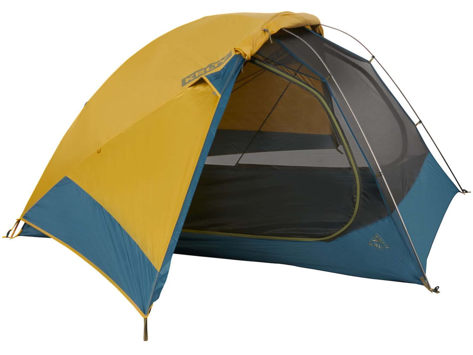 Kelty Far Out 3 w/Footprint Tent Olive Oil/Agean Blue One Size 40835322