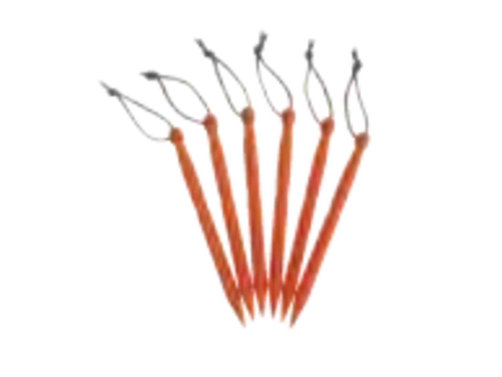Kelty Feather Stake 6 Pack MANDARINE RED One Size