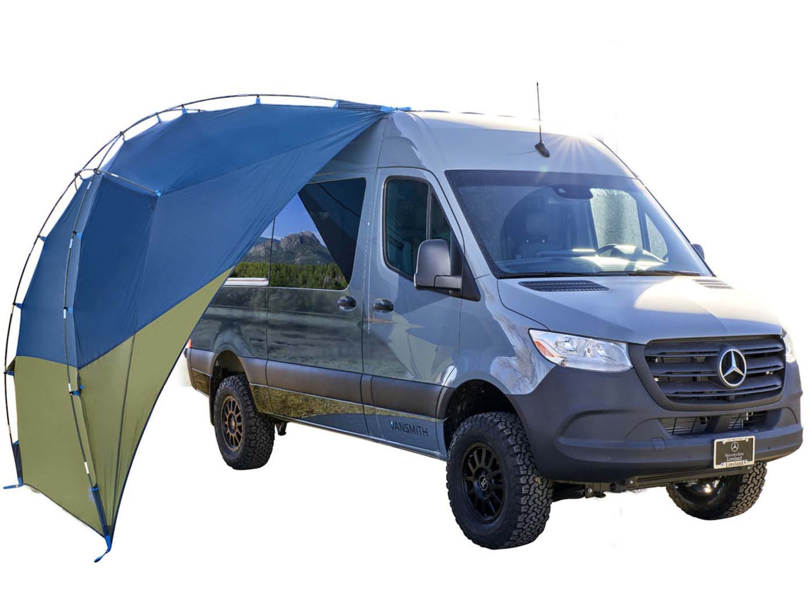 Kelty Sideroads Awning Tent Midnight Navy/Winter Moss One Size 40831421MNV