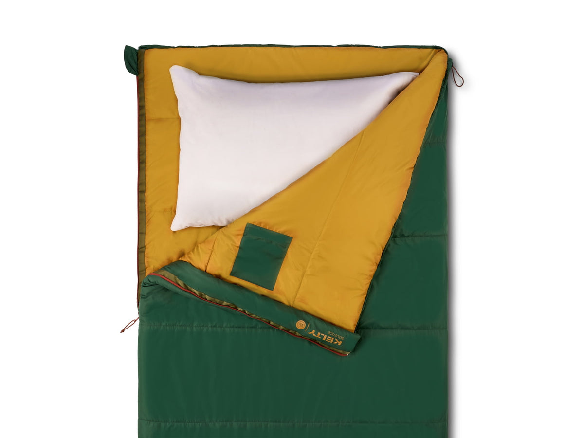 Kelty Solstice 40 Deg Sleeping Bag Black Forest/Dill/Woodthrush
