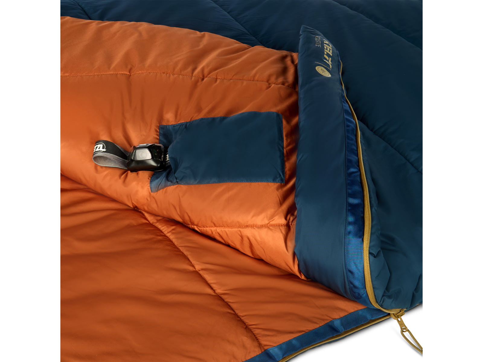 Kelty Solstice 20 Deg Sleeping Bag Midnight Navy/Woodthrush/Gingerbread