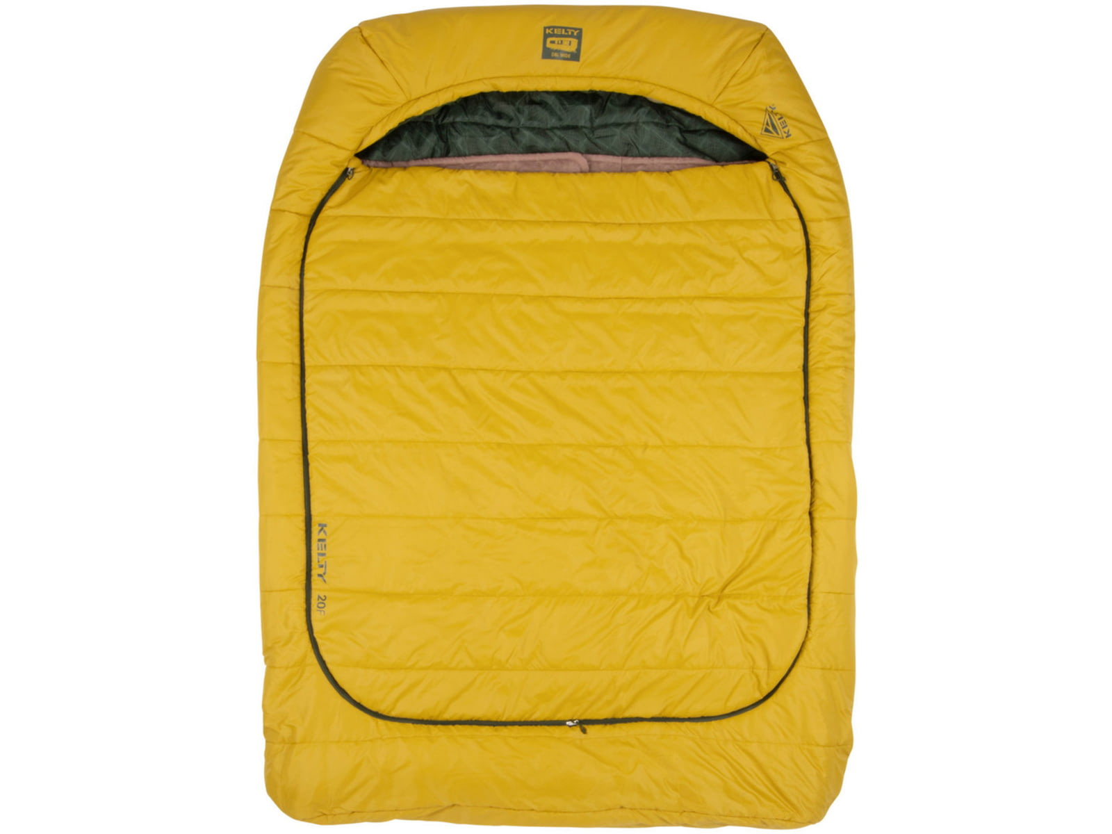 Kelty Tru.Comfort 20F Doublewide Sleeping Bag Olive Oil/Gamescape Double Wide
