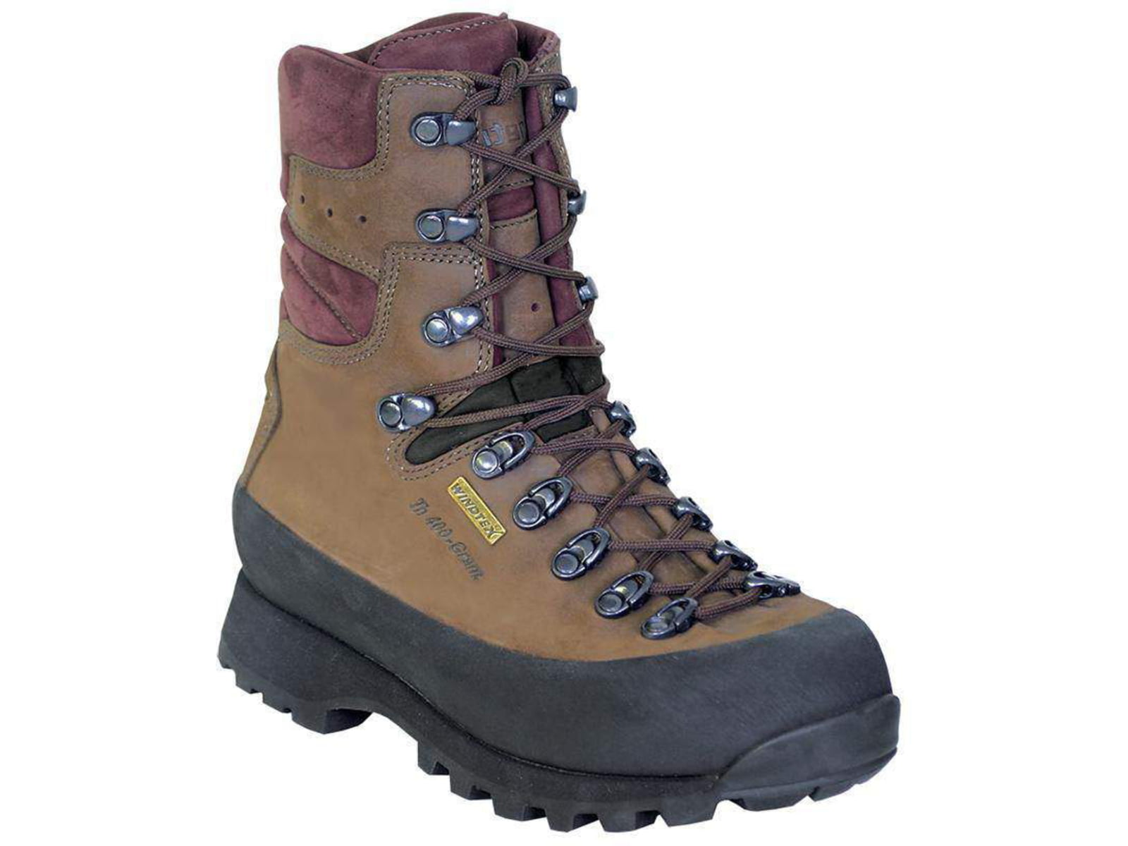 USED Kenetrek Mountain Extreme 400 Boots - Women's Brown/Burgundy 8.5 US Medium KE-L416-4 8.5 med