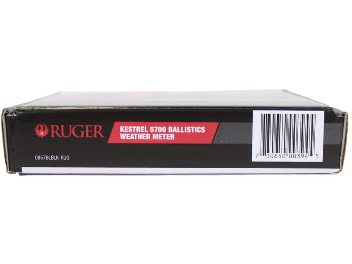 Kestrel Ruger 5700 Ballistics Weather Meter with LiNK Black 5.0 x 1.9 x 1.1 in