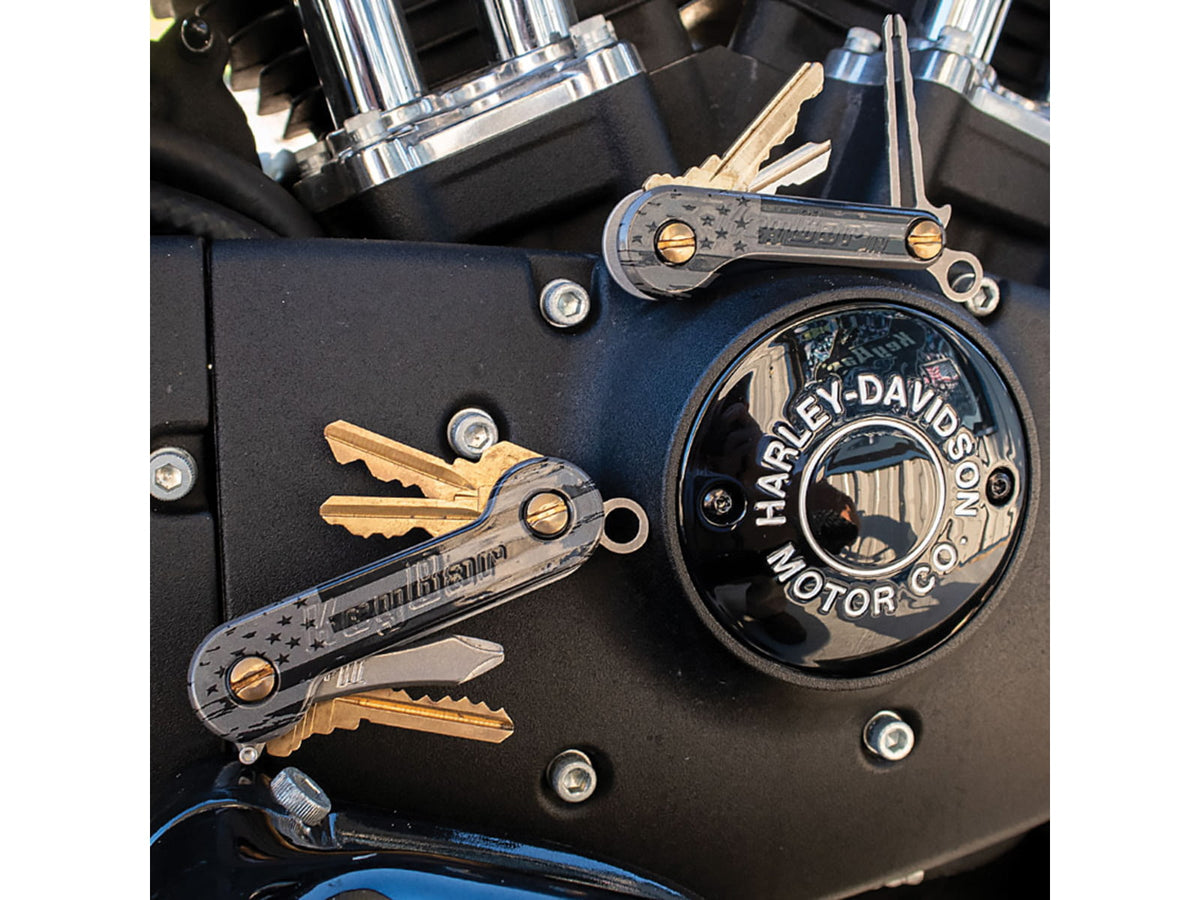 KeyBar Black and Gray Flag