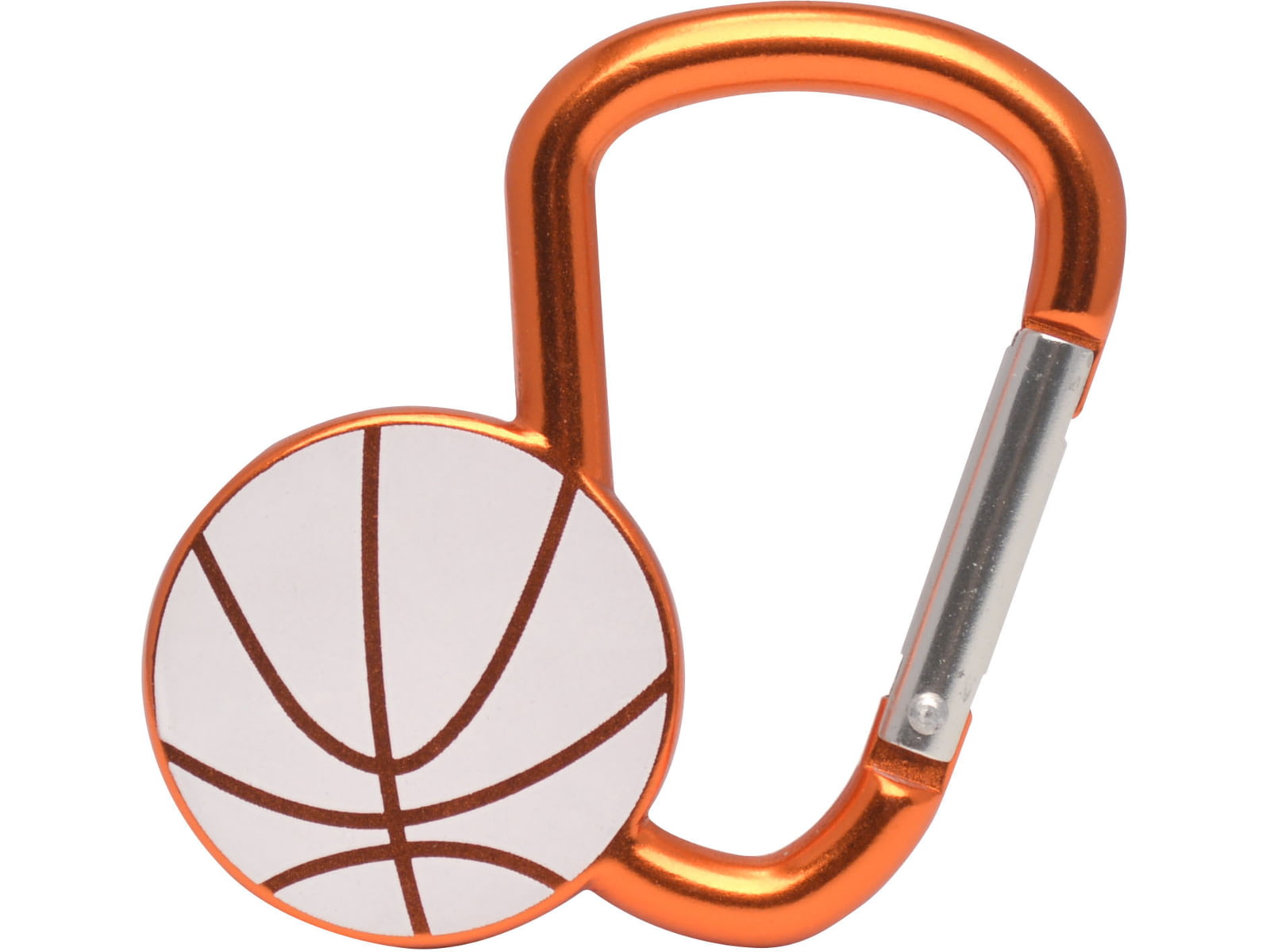 KeyGear Sporty Carabiner Basketball 50-KEY0233-08 Orange 50-KEY0233-08