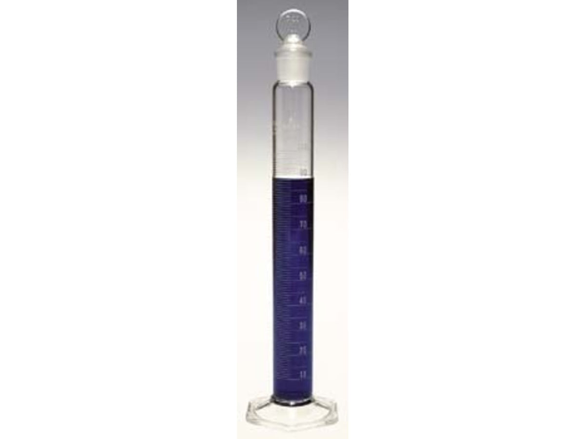 Kimble/Kontes KIMAX Brand Single Metric Scale Graduated Cylinders Class A Serialized and Certified with Glass Stoppers 20036 500
