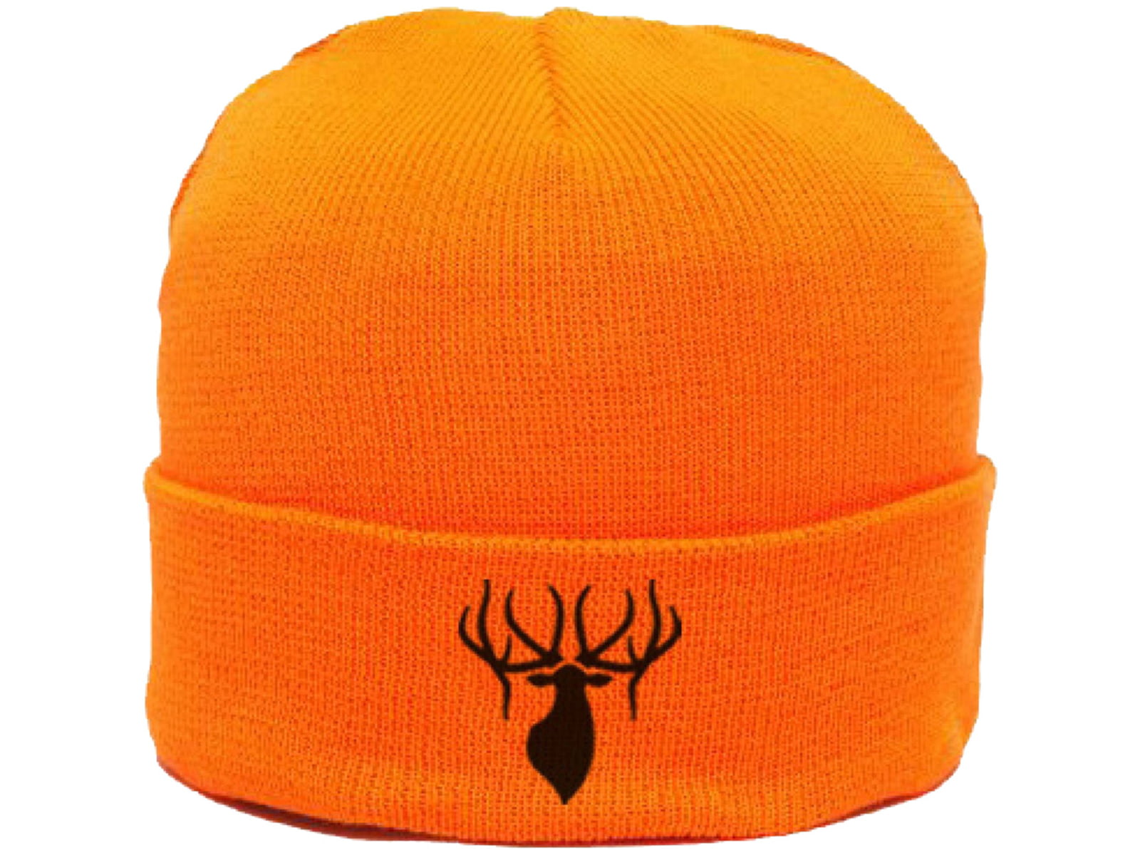 King's Camo Kings Logo Heavy Knit Beanie - Men's Blaze Orange One Size KBZ409-BZ