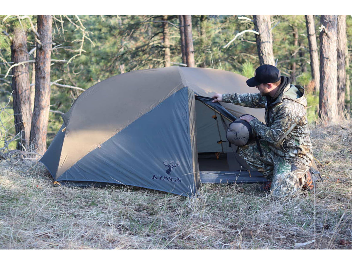 King's Camo XKG Summit 2 Tent Khaki/Charcoal 2 Person