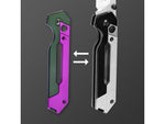 Kizer Cutlery Hyper Aluminium Handle Purple/Green H3632PG
