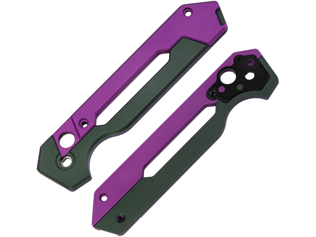 Kizer Cutlery Hyper Aluminium Handle Purple/Green H3632PG